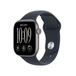 Apple Watch Series 12 GPS + Cellular 42mm Space Grey Aluminium Case with Navy Blue Sport Band - M/L