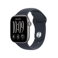 Apple Watch Series 12 GPS + Cellular 42mm Space Grey Aluminium Case with Navy Blue Sport Band - S/M