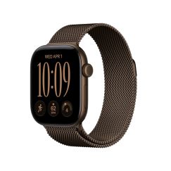 Apple Watch Series 12 GPS + Cellular 46mm Dark Bronze Aluminium Case with Dark Bronze Milanese Loop - M/L