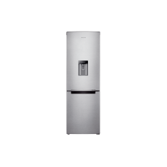 Samsung Bottom Freezer with Water Dispenser and Cool Pack, Inox Stainless, 321L — Silver, 321 L